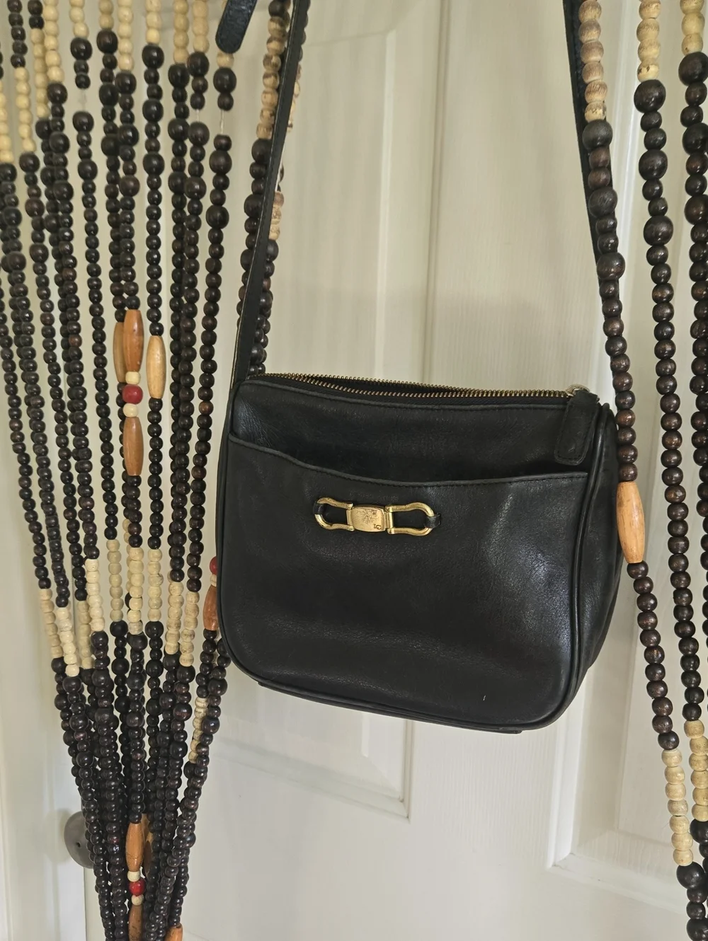 Retro Leather Shoulder Bag - Liz Claiborne By Leather Co.